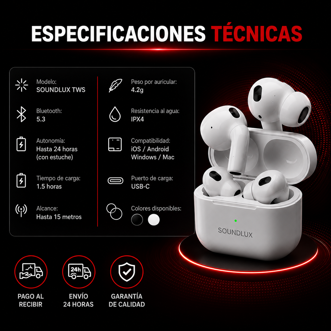 Auriculares Inalámbricos 2ª generación