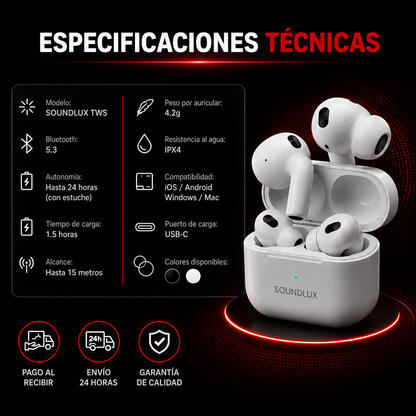 Auriculares Inalámbricos 2ª generación
