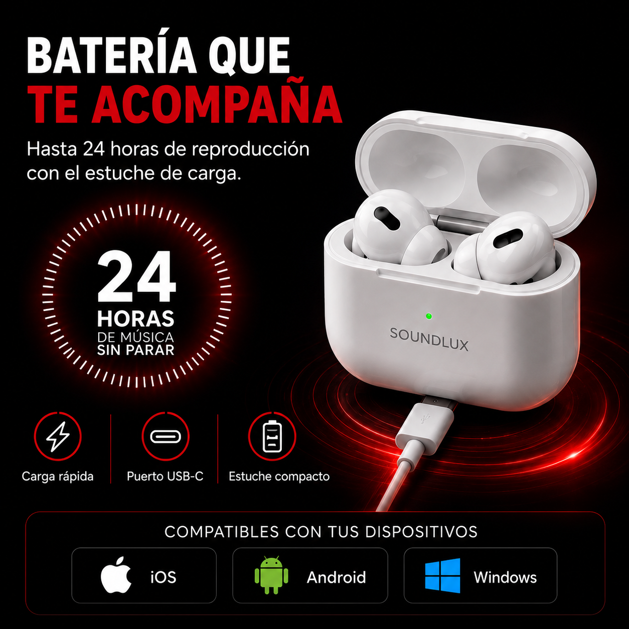 Auriculares Inalámbricos 2ª generación